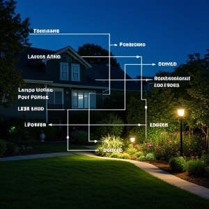 Explore LandscapeLightPowerSupply, unlock the mysteries of landscape lighting and shadow